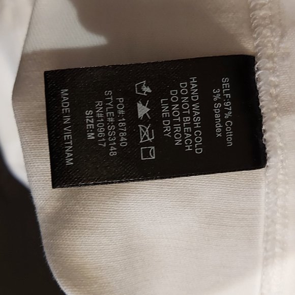 White Shinestar Mini Skirt Small - Picture 5 of 10